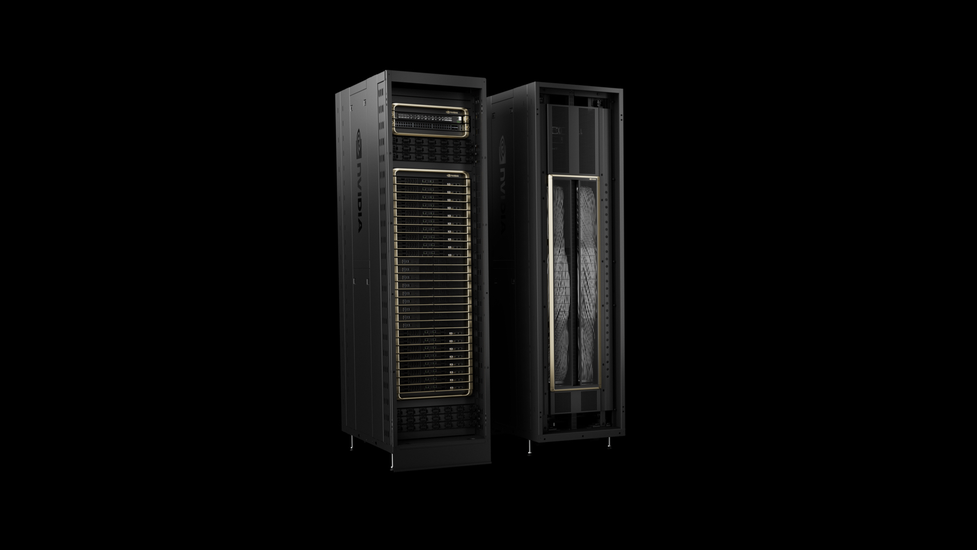NVIDIA GB200 NVL72 机架式产品官方图 | nvidianews.nvidia.com